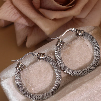 Fashionable 18K Gold-Plated Stainless Steel Women's Earrings Gifts