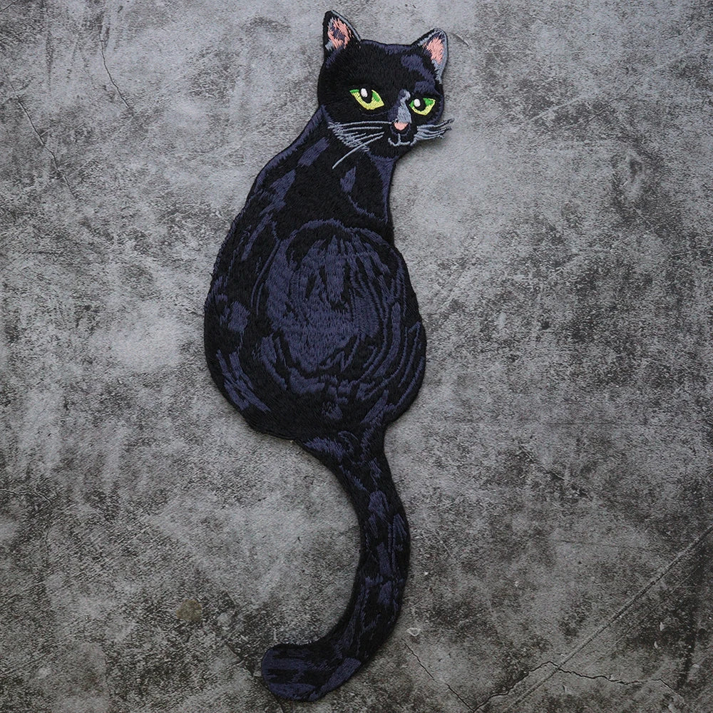 Embroidery Animal Fox Cat Patch Sewing Patches Clothes Stickers Garment