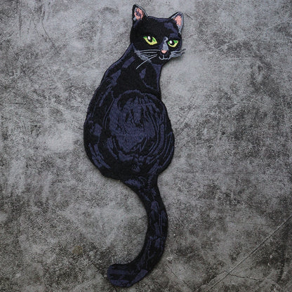 Embroidery Animal Fox Cat Patch Sewing Patches Clothes Stickers Garment