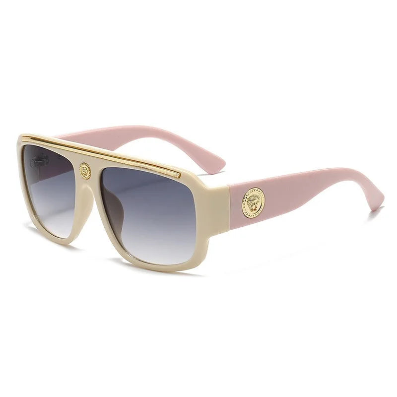 Women Designer Men Women Oversized Vintage Punk Shades Driving Glasses