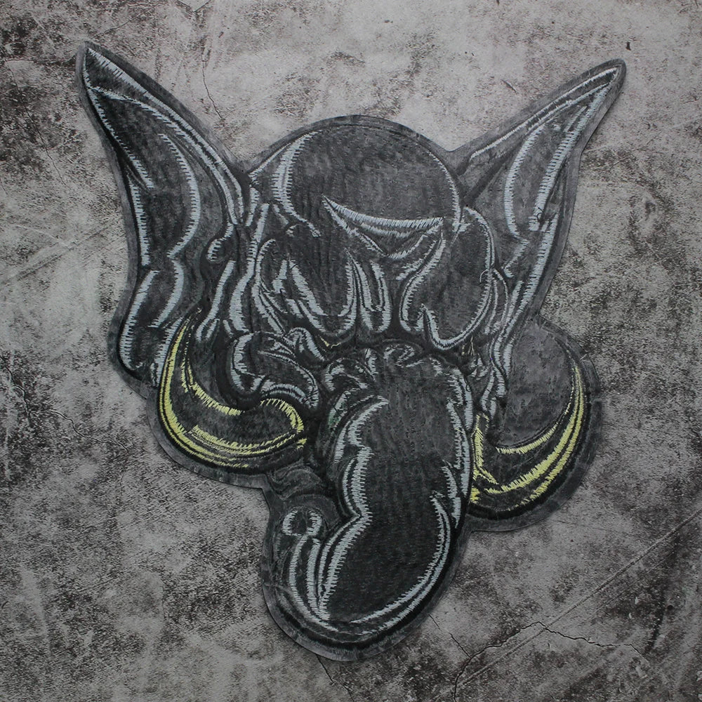 Rock Punk Animal Elephant Embroidery Patch Iron On Patches Clothes Embroidered Sticker DIY