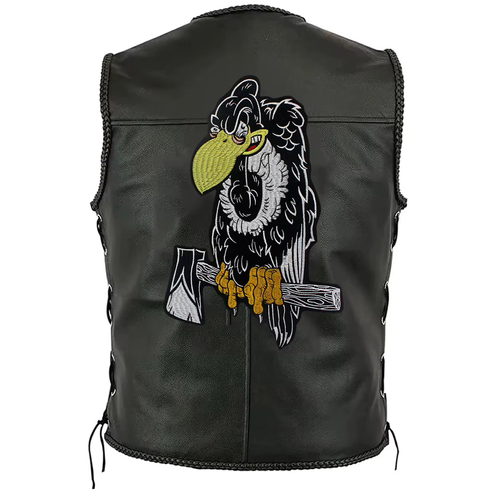 Embroidery Toad Crow Foxes Dog Animal Patch Appliques Iron on Patches Badge Clothes Sewing
