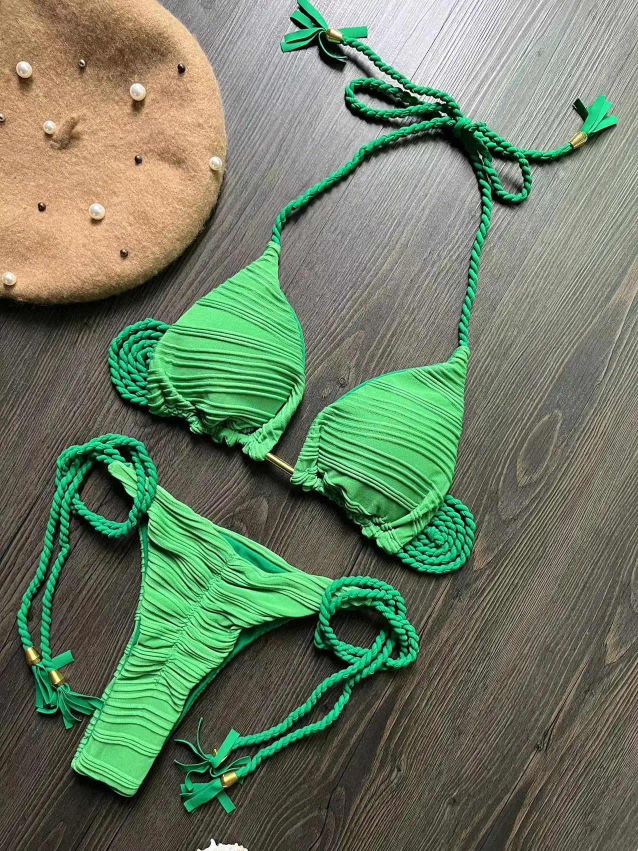 Sexy Women Swimwear Push Up Thong Brazilian Bathing Bikini Swimsuit Suit
