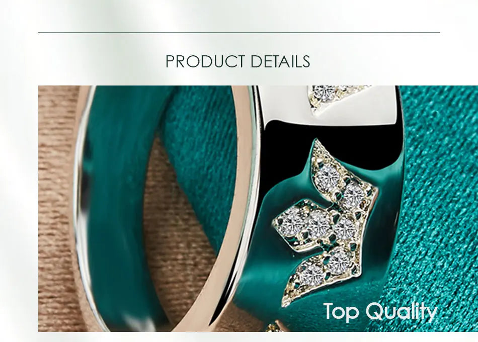 925 Sterling Silver Crown Zircon Women Man Wedding Engagement Party Fashion Charm Ring