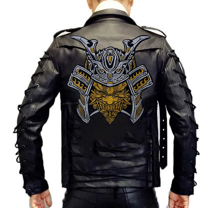 Japan Samurai Embroidery Double Sword Vikings Warrior Military Armband Tactical Emblem Patch Appliques Iron on Patches Badge Clothes Sewing