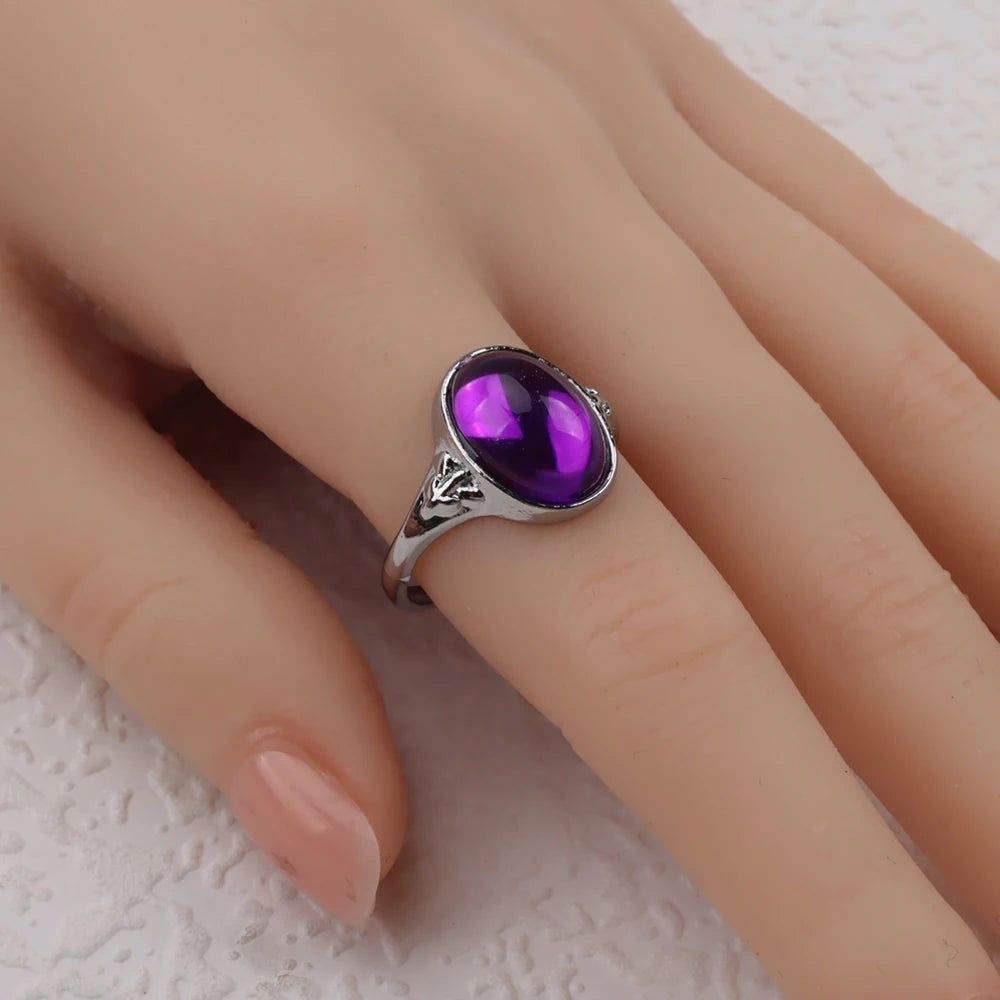 Wholesale 50pcs/lot Women's Vintage Glass Stone Rings