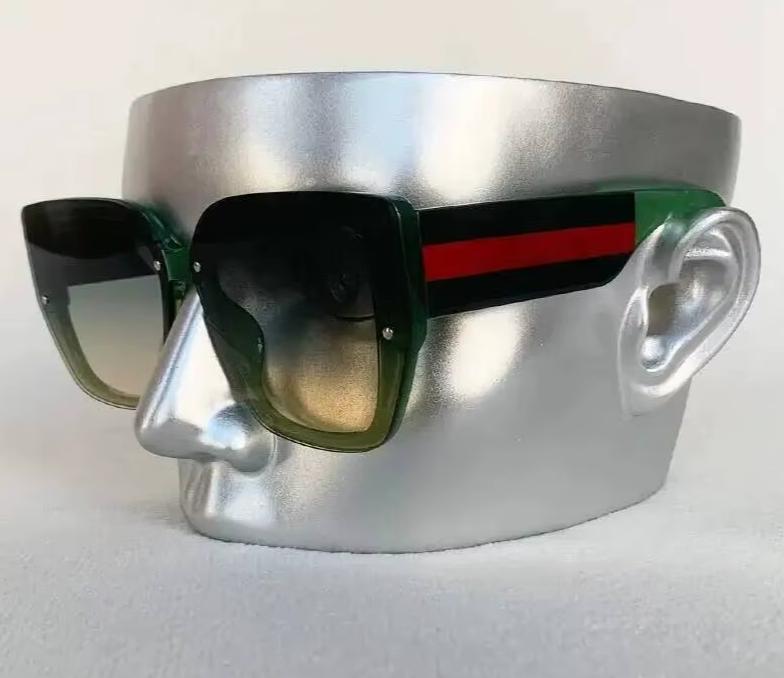 Men Women Mix Color Retro Designer Concave Shape UV400 Eyewear Sunglasses