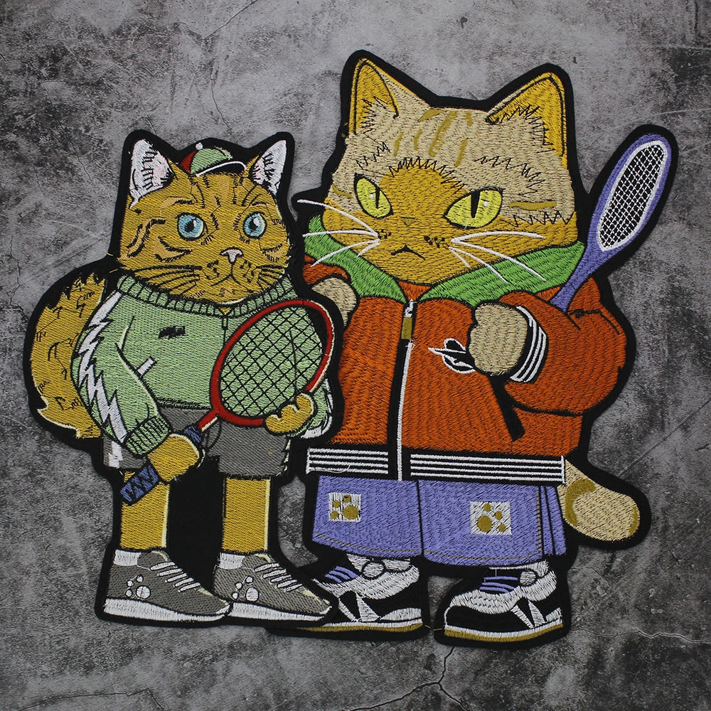 Catfish Embroidery Motif Patch Appliques Iron on Patches Badge Clothes Sewing