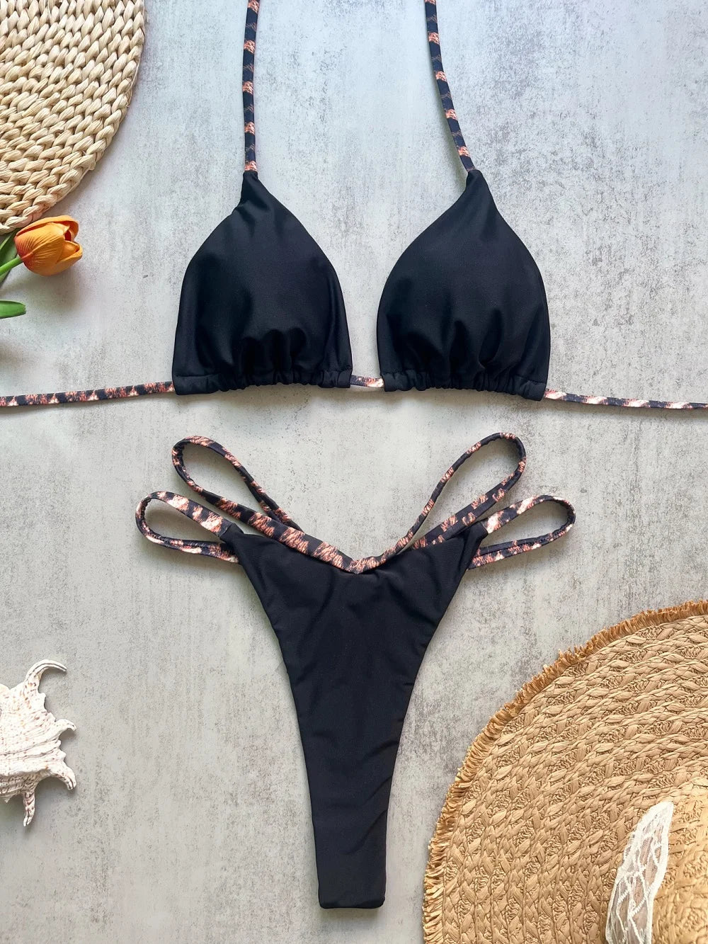 Woman Swimsuit Sexy Push Up Bikini Brazilian Bathing Beachwear Two-Piece Suit