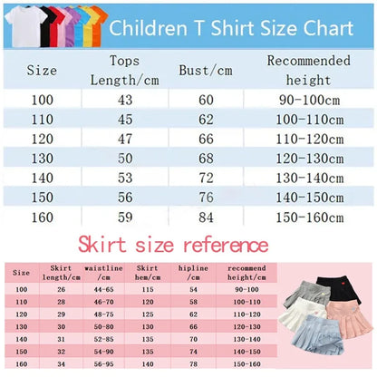 Paw Patrol Girls Kids Pants Thin Skirts Cartoon Print Pleated Outfit Gifts