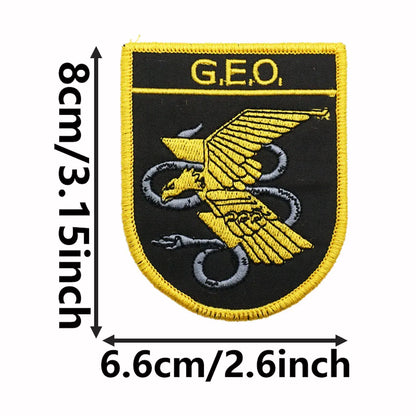 Spanish Anti-Terrorism Task Force Embroidered Patch Iron-On Sewing Clothes Patches Applique