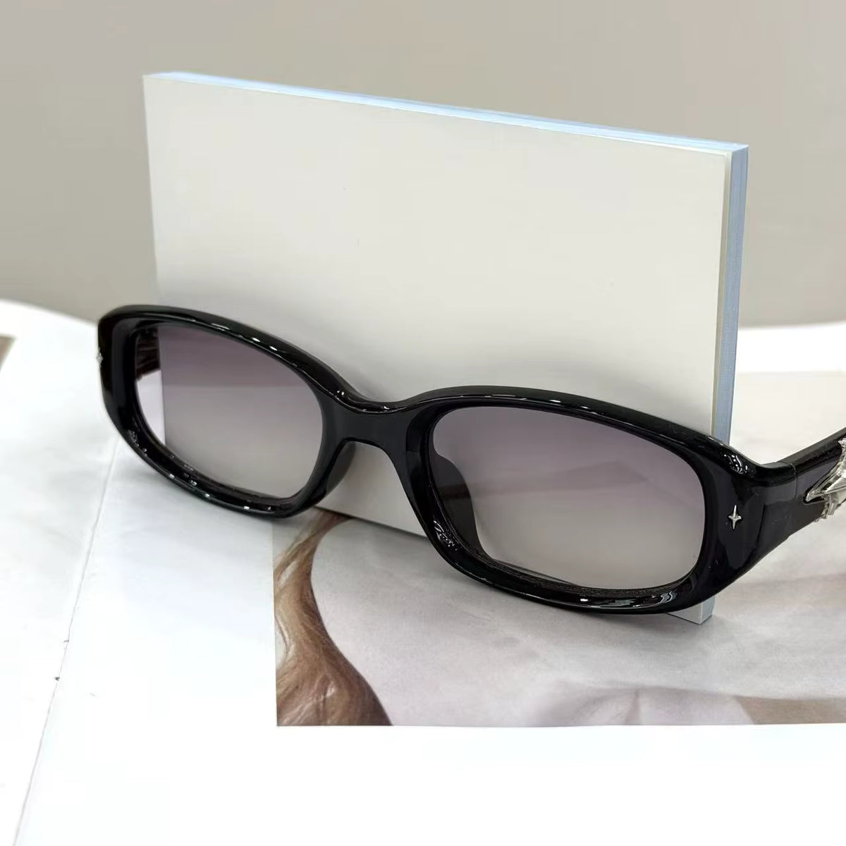 Women Men Y2K Stars Luxury Brand Desinger Sun Glasses Punk Shades Outdoor Travel Sports Eyeglasses