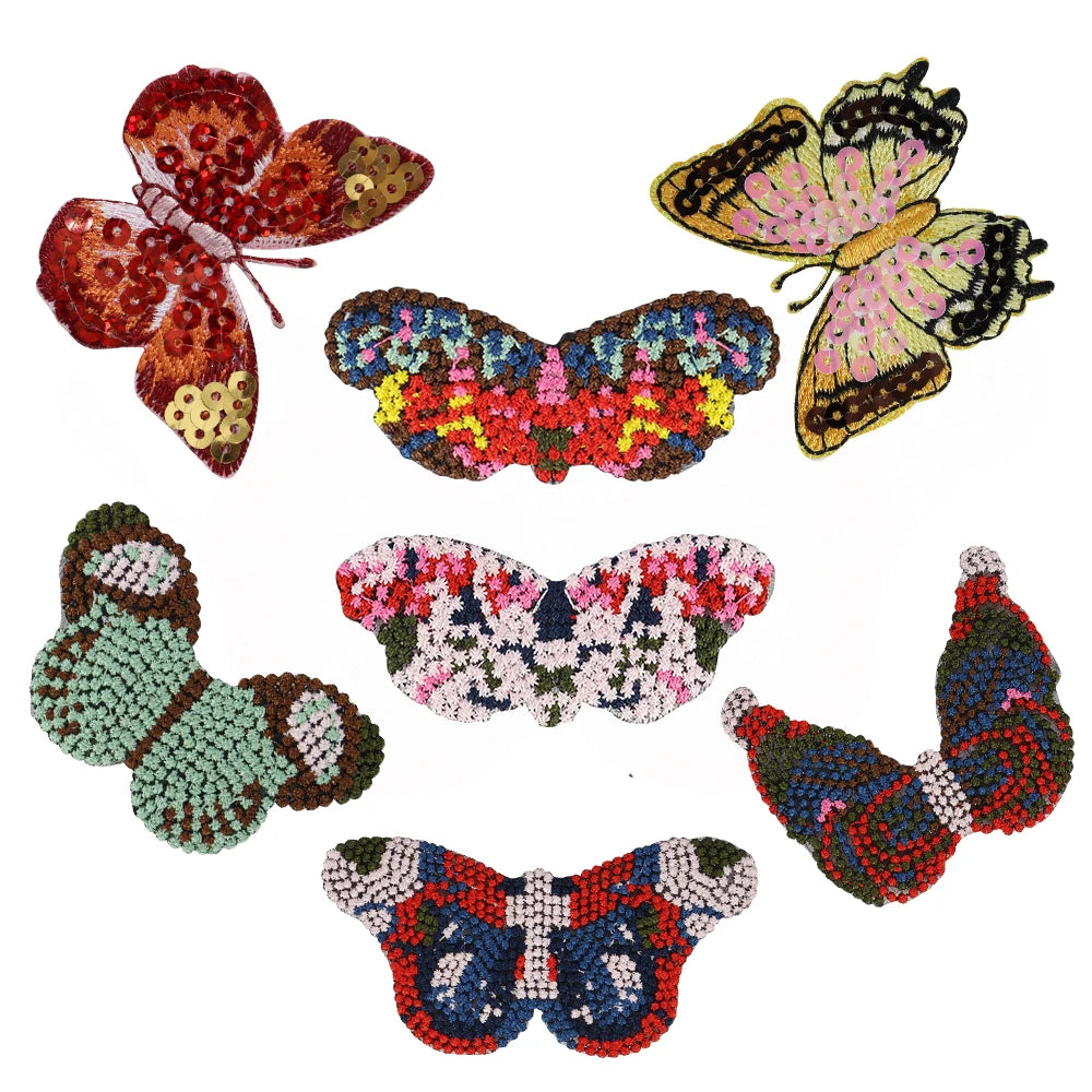 Butterfly Ladybug Patch Sewing on Applique Patches Badges for Clothes