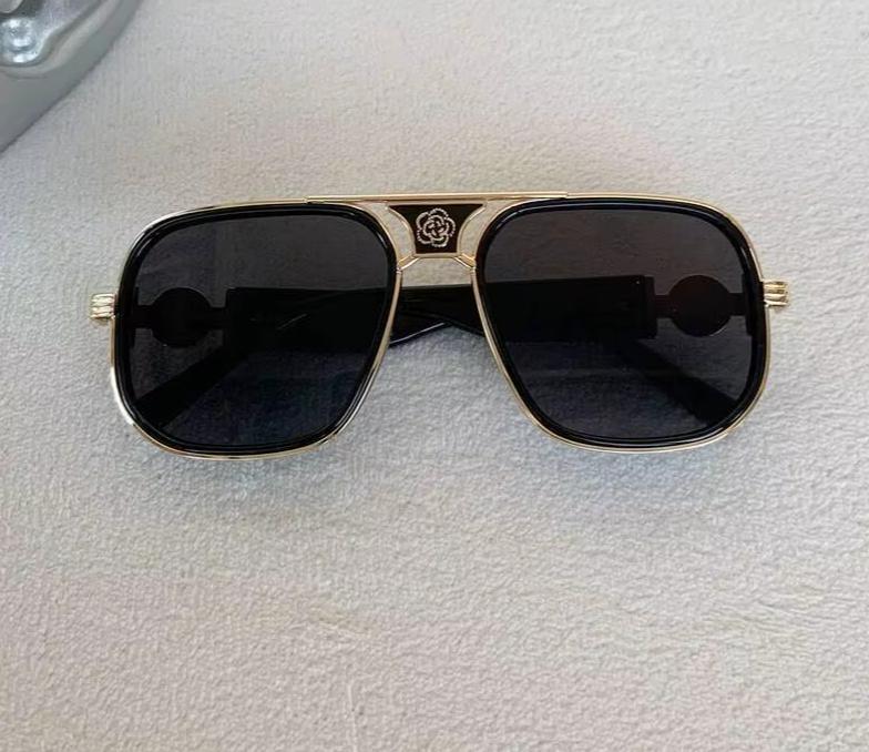 Women Fashion Designer Square American Glass Lens Pilot Sunglasses UV400 Eyewear