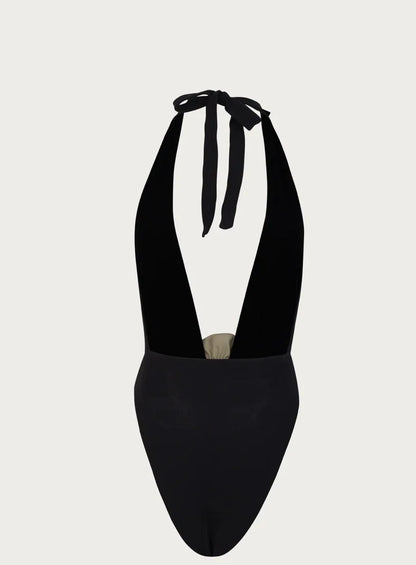 Sexy Stripe Strapless One-Piece Swimsuit Swimwear Bathing Suit Monokini Bikini Suits