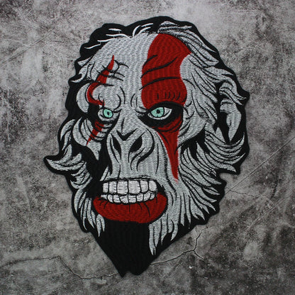 Brother Hoods of Bikers Gorilla biker Patch Appliques Iron on Patches Badge Clothes Sewing