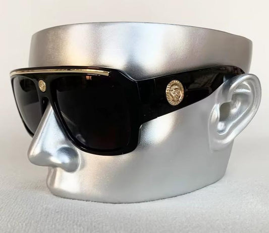 Men Women Designer Oversized Vintage Punk Shades Outdoor UV400 Sunglasses