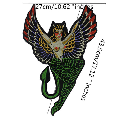 Embroidery Sexy Girls Patch Appliques Iron on Patches Badge Clothes Sewing