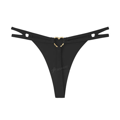 Women Hollow Out Briefs G-String Panties Thong Lace Underwear Low Waist Lingerie