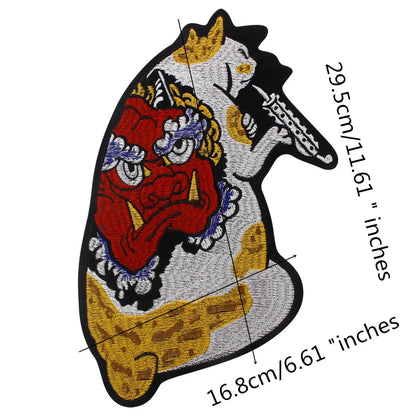Catfish Embroidery Motif Patch Appliques Iron on Patches Badge Clothes Sewing