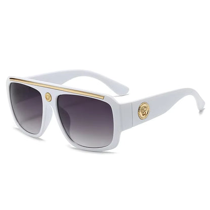 Women Designer Men Women Oversized Vintage Punk Shades Driving Glasses