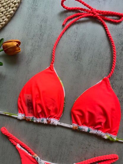 Sexy Floral Bikini Push Up Brazilian Bathing Beachwear 2 Piece Swimwear Suits