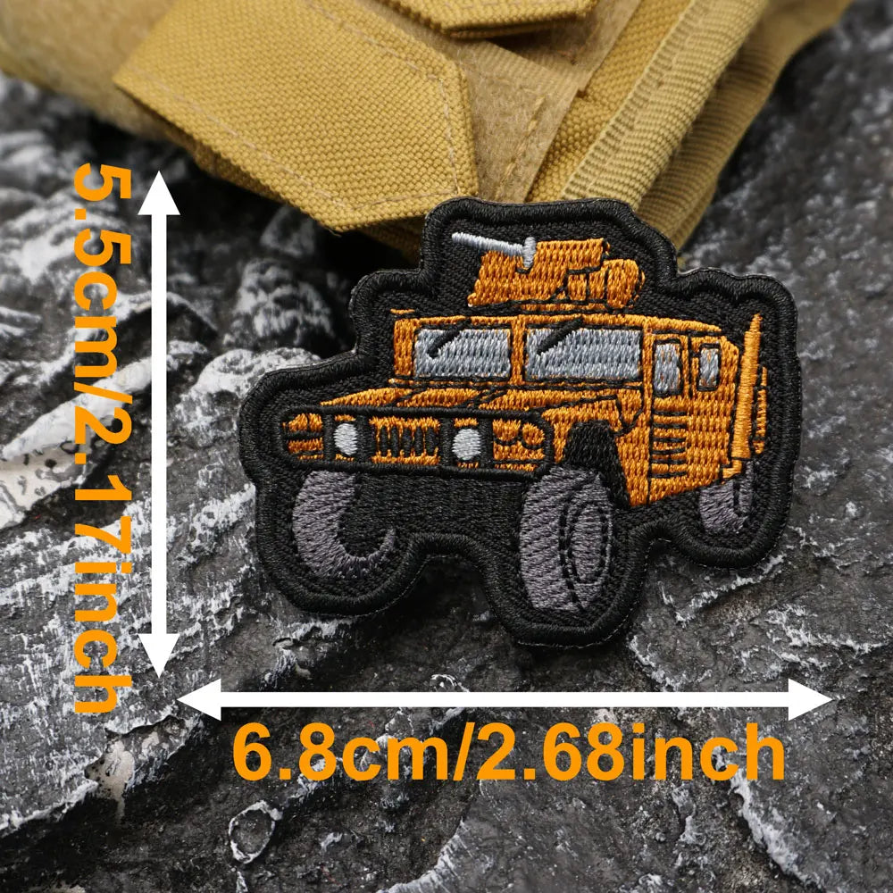 Hummer military vehicle Embroidered Patch Iron on / Sew Applique Patches