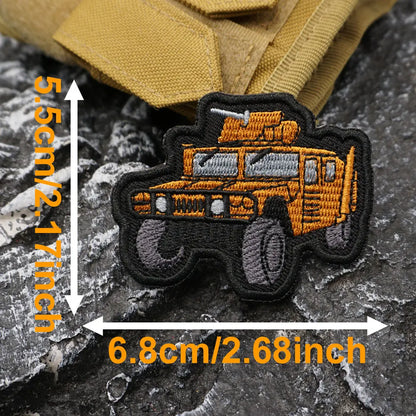 Hummer military vehicle Embroidered Patch Iron on / Sew Applique Patches