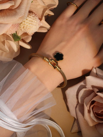 Stainless Steel 18K Gold Plated Bracelet Women's Fashion Jewelry Gift