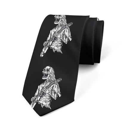 3D Printed Men 8cm Slim Business Fashion Halloween Necktie Ties