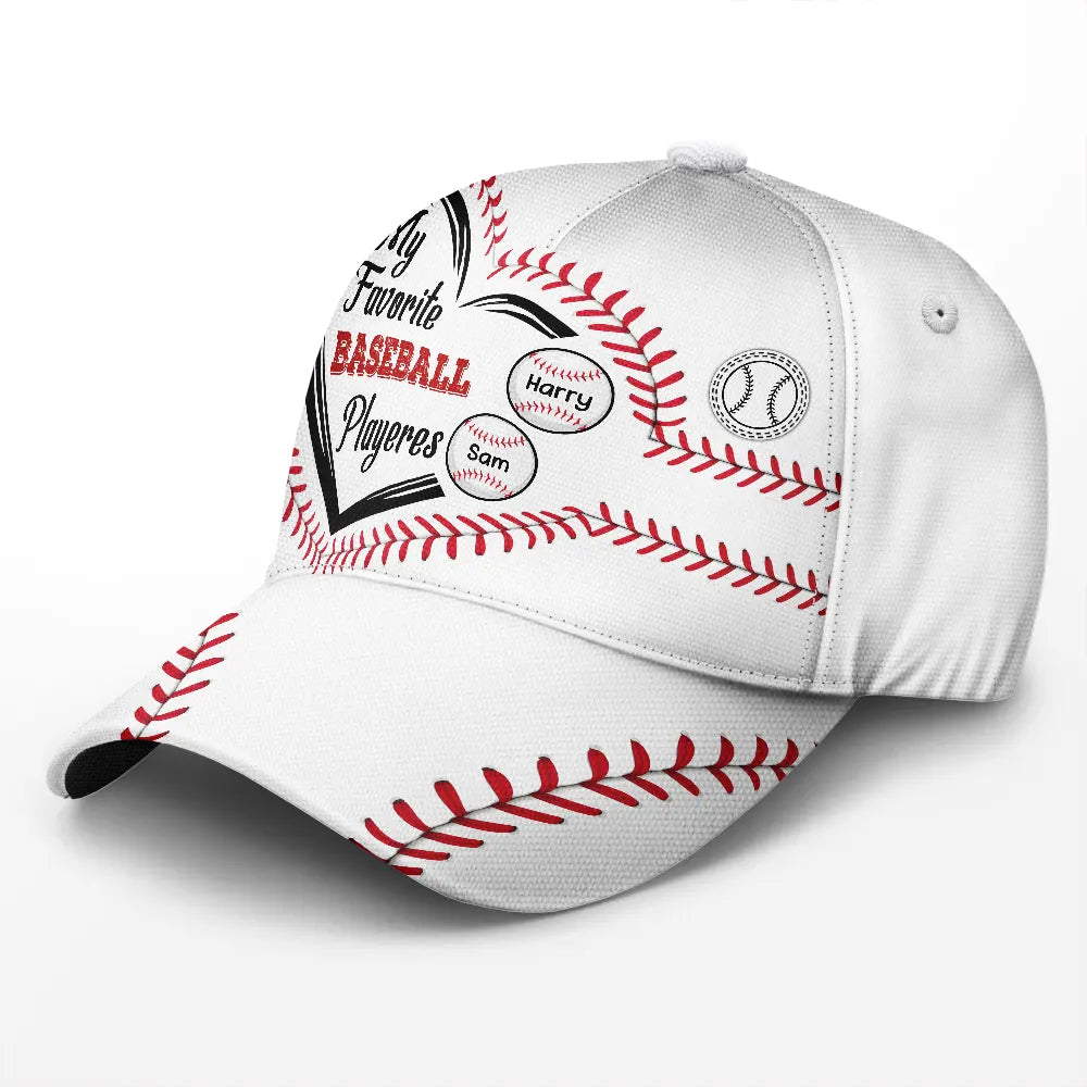 My Favorite Fan Baseball Players - Personalized Classic Caps Hat