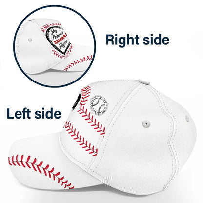 My Favorite Fan Baseball Players - Personalized Classic Caps Hat