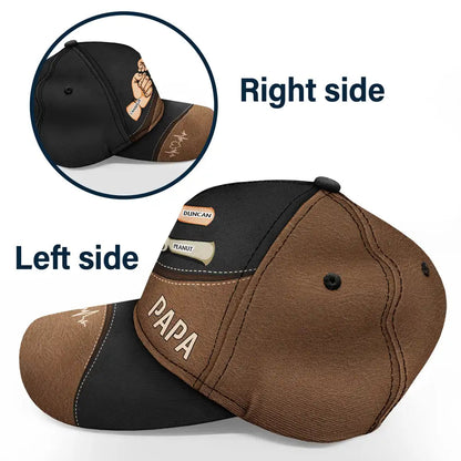 Hands Bump, Best Friends for Life Dads Moms Kid Pet - Personalized Classic Cap