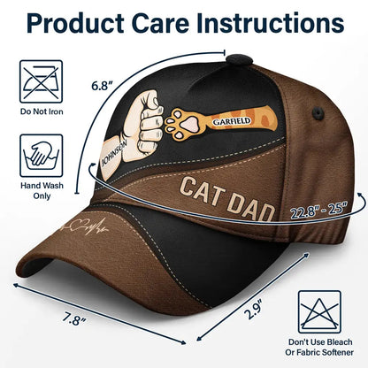 Hands Bump, Best Friends for Life Dads Moms Kid Pet - Personalized Classic Cap