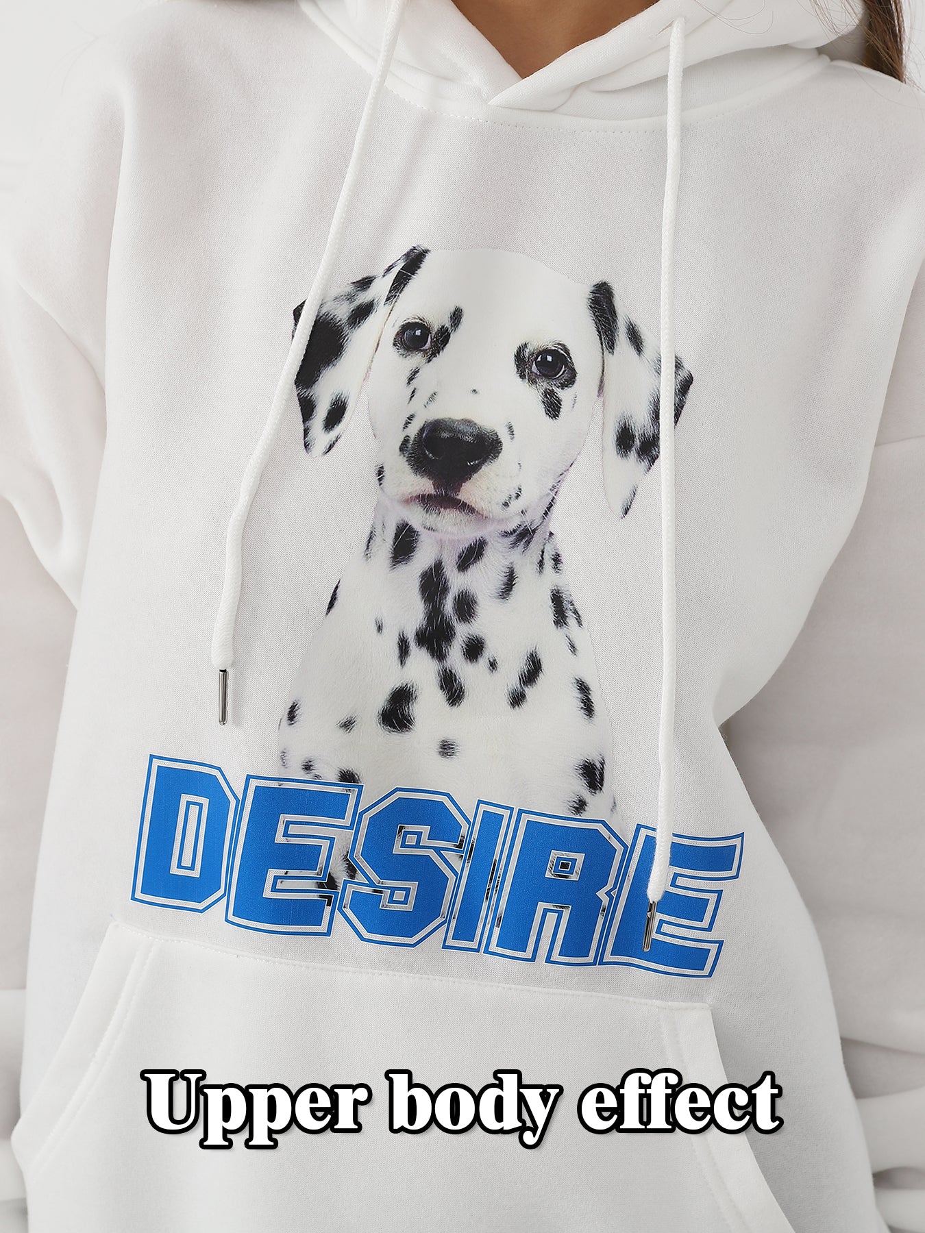 Women Fashionable Letter Printed Long Sleeved Hoodie Sweatshirt Jacket
