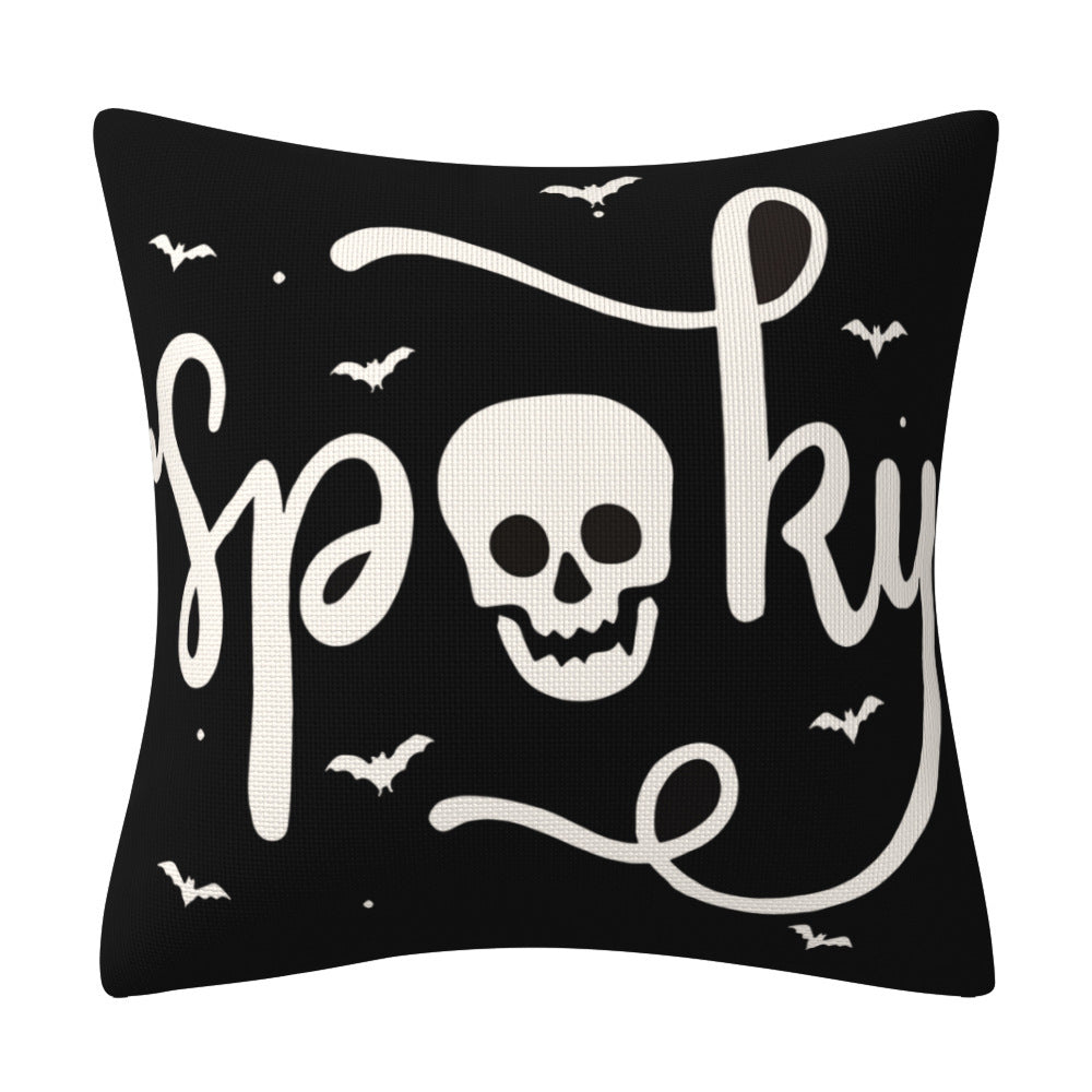 Halloween Pillow Cover Home Decor Linen Cushion Pillowcase
