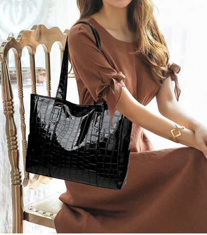 Women Stylish Shopper Tote Fashion Handbag Bag