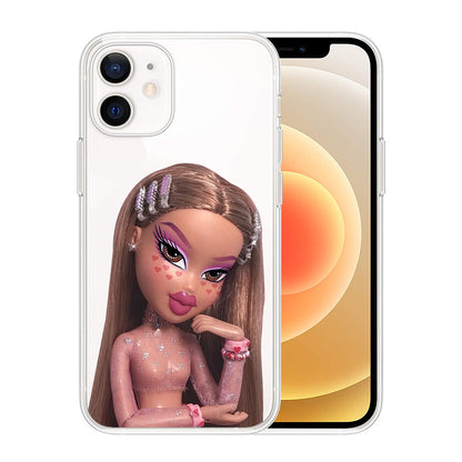 Cute Lovely Girl Dolls Mobile Phone Cases