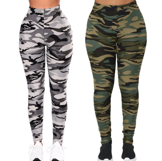 Sexy Women Camouflage Printed Party Legging Pants
