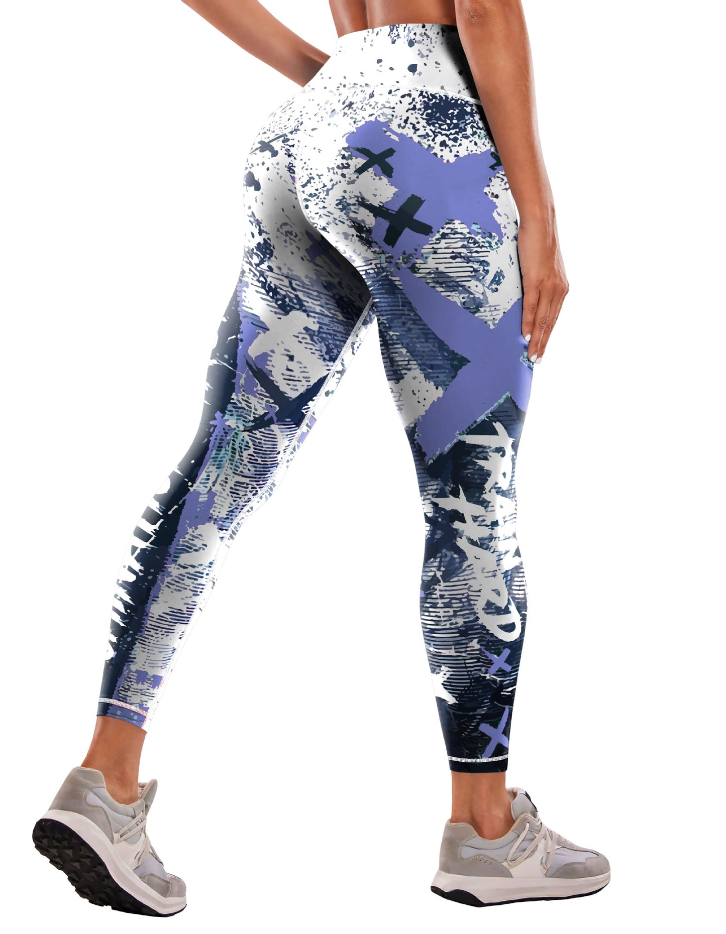 Sexy Printed Sports Fitness High Waist Tight Yoga Pants Leggings