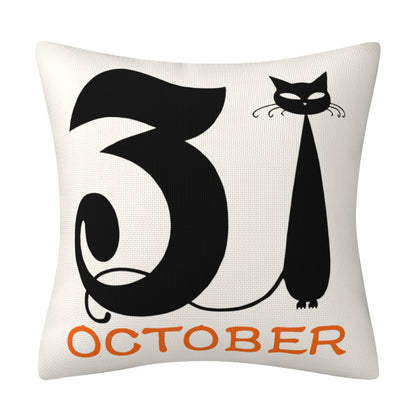 Halloween Pillow Cover Home Decor Linen Cushion Pillowcase