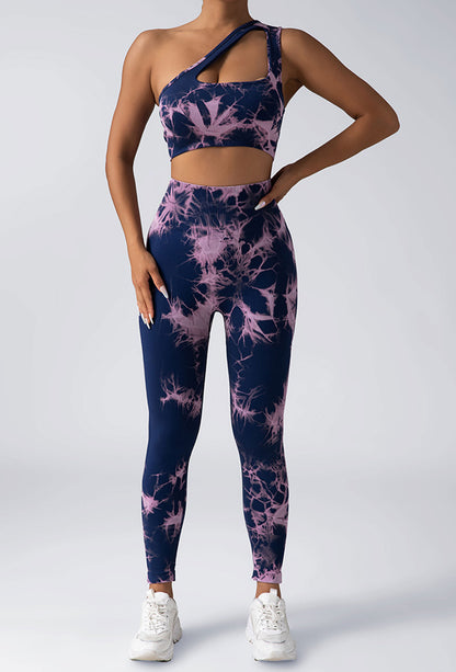 Women Scrunch Tie Dye Seamless Booty Gym Tights Leggings Butt Lifting High Waisted Yoga Pants -