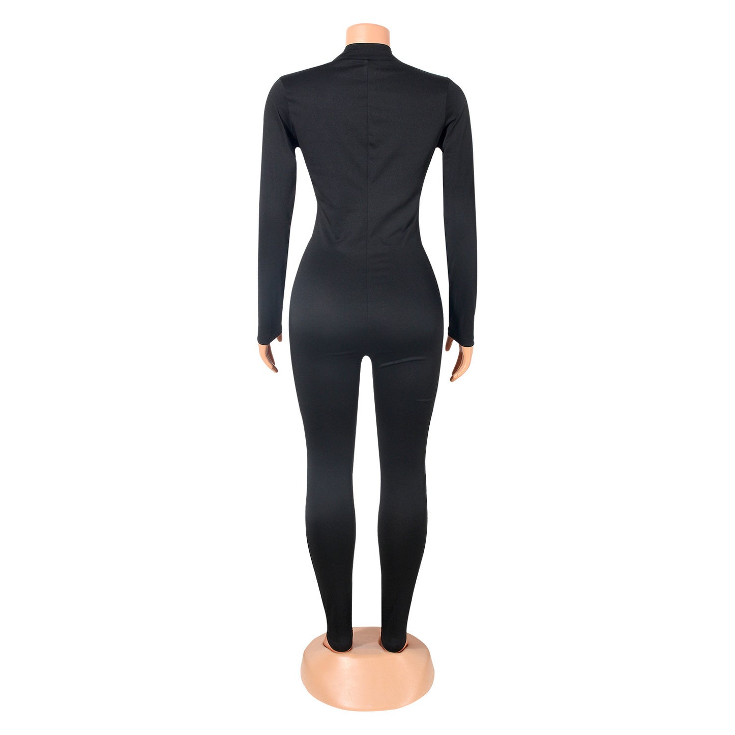 Sexy Women Tight-Fitting Long-Sleeved WomenNightclub Party Jumpsuit