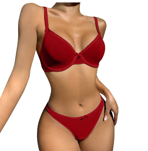 2pcs Women's Lace Fashion Underwear Bikini Suit
