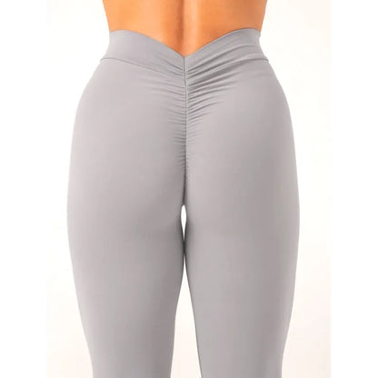 Women High Waist Seamless Scrunch Butt Elastic Ultra-Soft Comfort Fit Sports Yoga Pants Leggings