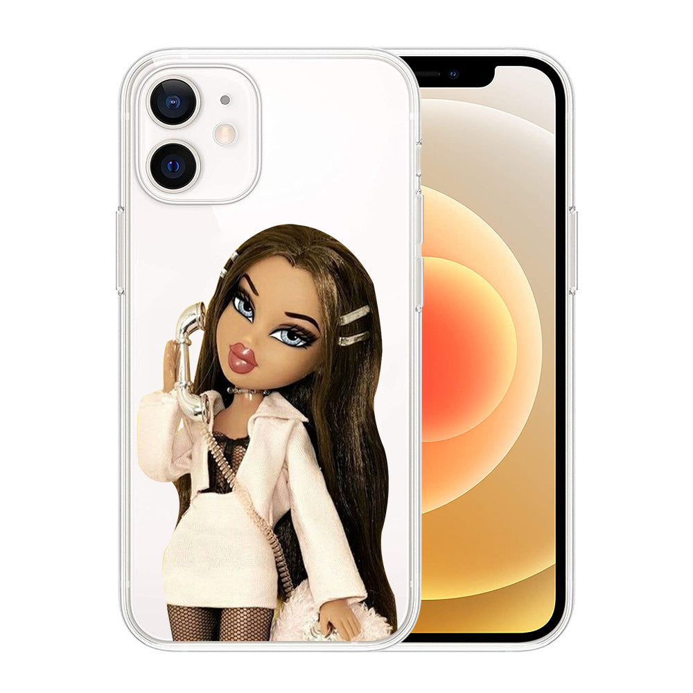 Cute Lovely Girl Dolls Mobile Phone Cases