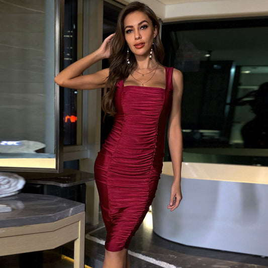 Sexy Fashion Halter tight-fitting hip Night Party dress