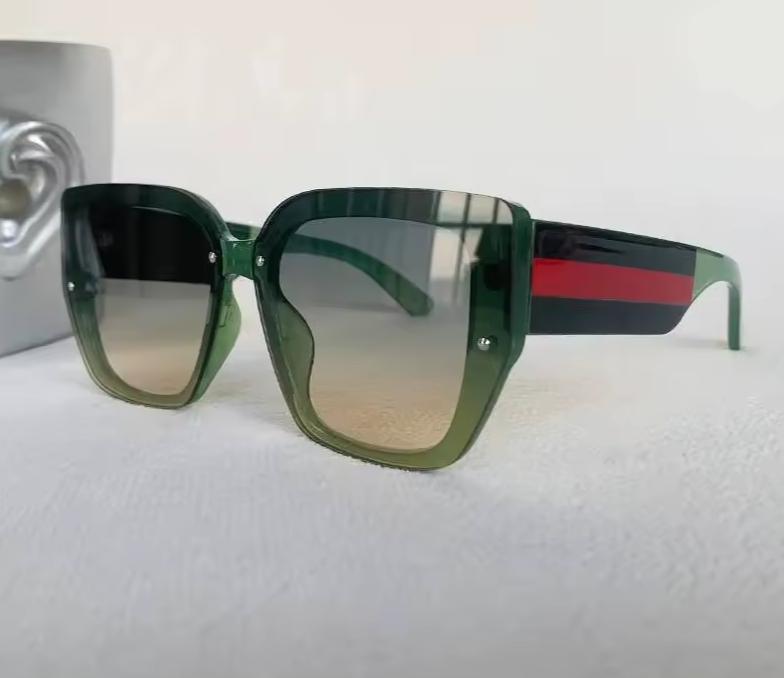 Men Women Mix Color Retro Designer Concave Shape UV400 Eyewear Sunglasses