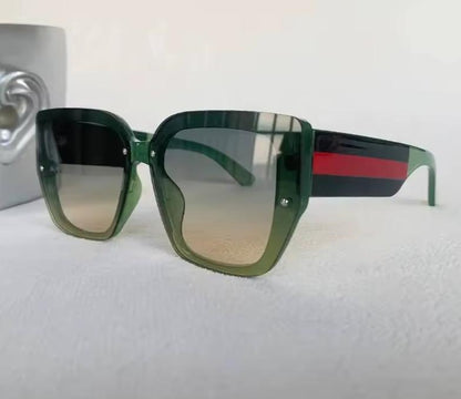 Men Women Mix Color Retro Designer Concave Shape UV400 Eyewear Sunglasses