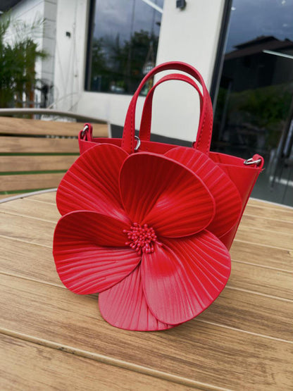 Women Creative flower shoulder crossbody chain bag handbag